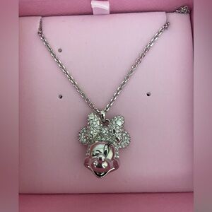 SWAROVSKI DISNEY 100 PLATINUM MINNIE MOUSE NECKLACE